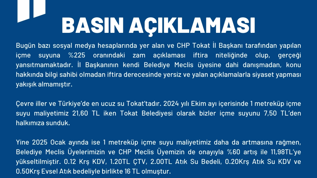 BASIN AÇIKLAMASI - 20.01.2025