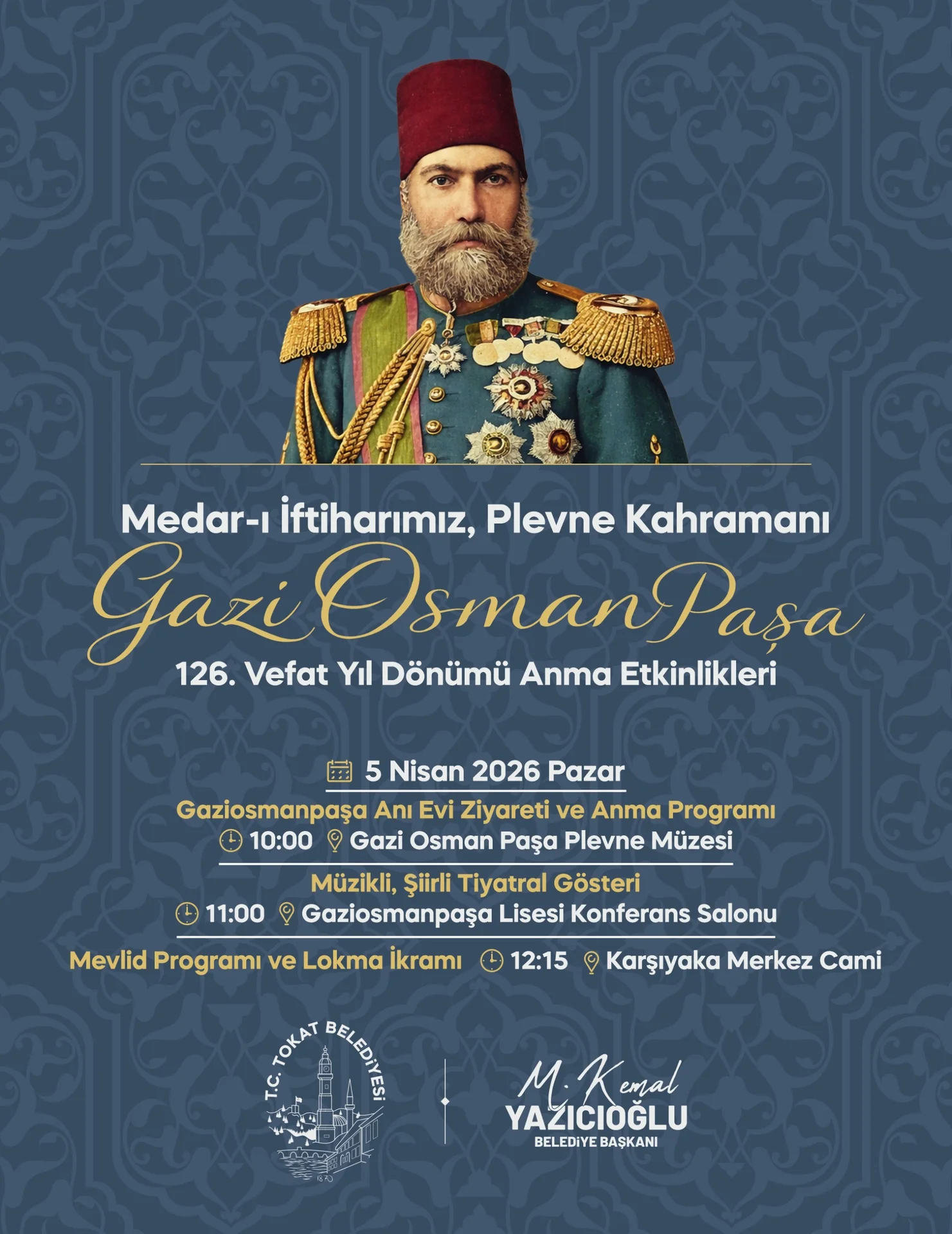 Gazi Osman Paşa 126. Vefat Yıl Dönümü Anma Etkinlikleri - Görsel 1