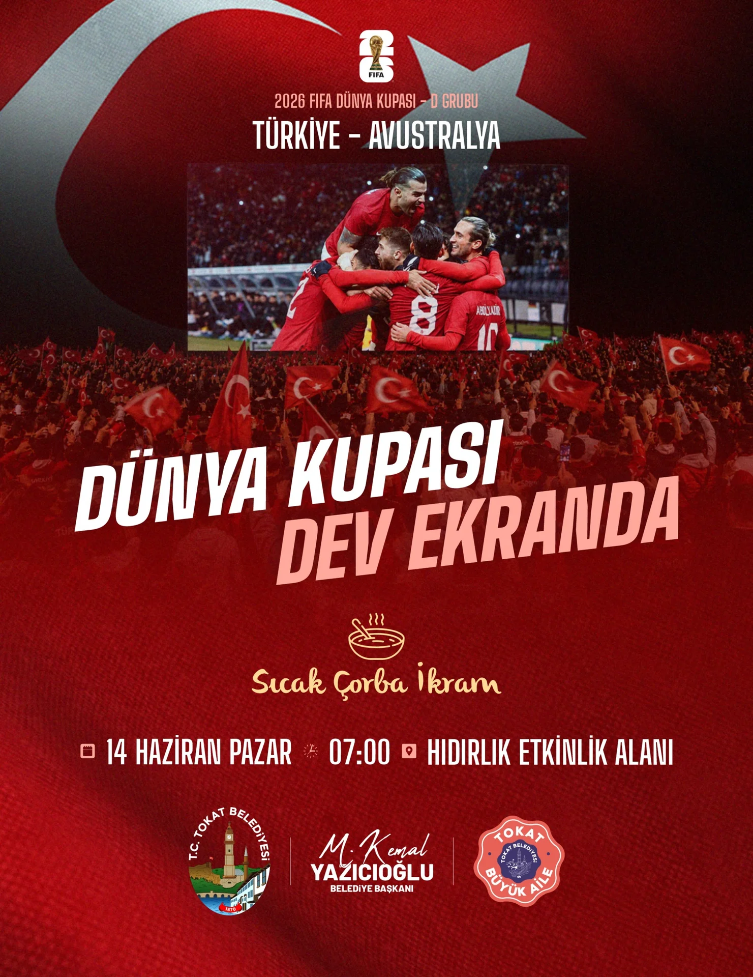 DÜNYA KUPASI HEYECANI DEV EKRANDA YAŞANACAK - Görsel 1