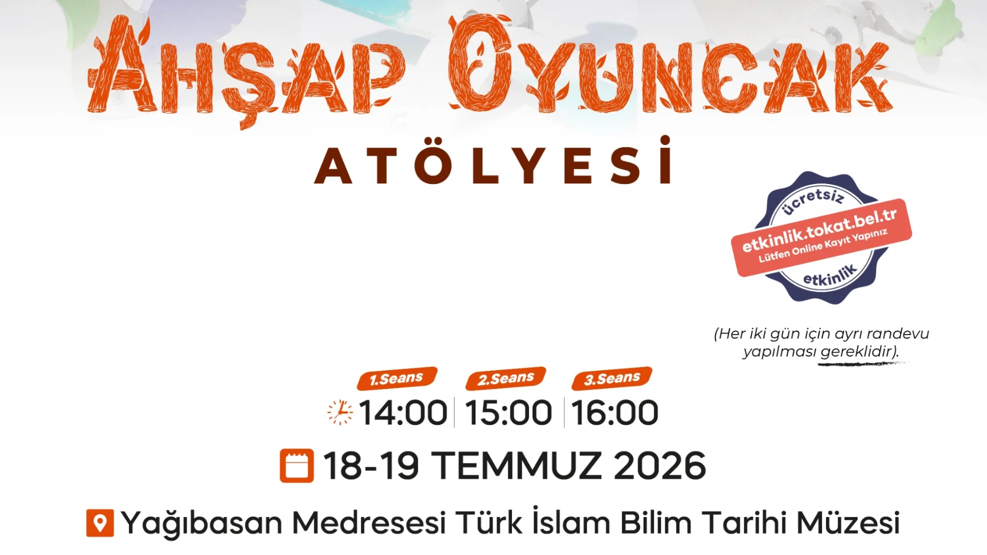Ahşap Oyuncak Atölyesi-Pazar