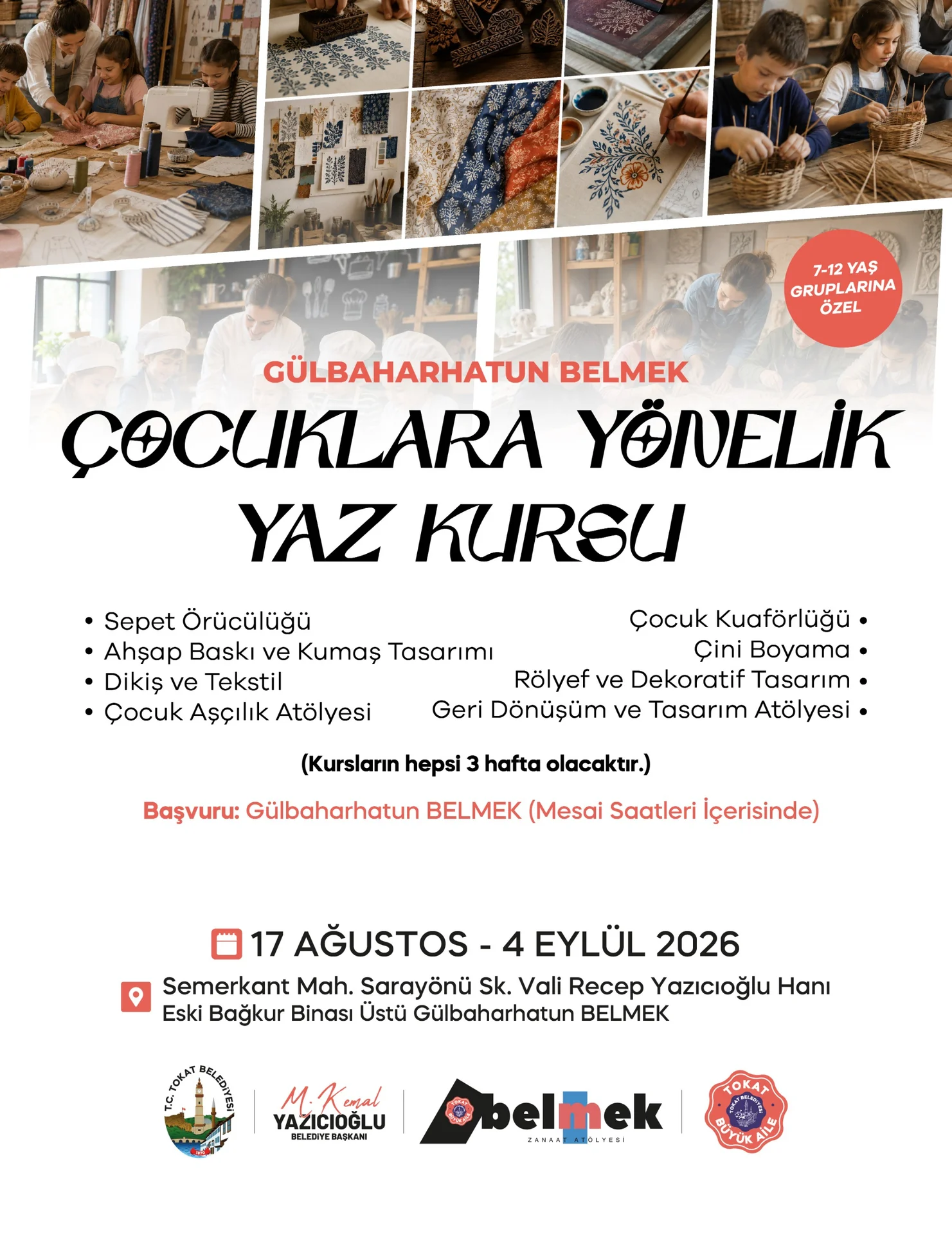 ÇOCUKLARA ÖZEL BELMEK YAZ KURSLARI İÇİN BAŞVURULAR BAŞLADI - Görsel 1