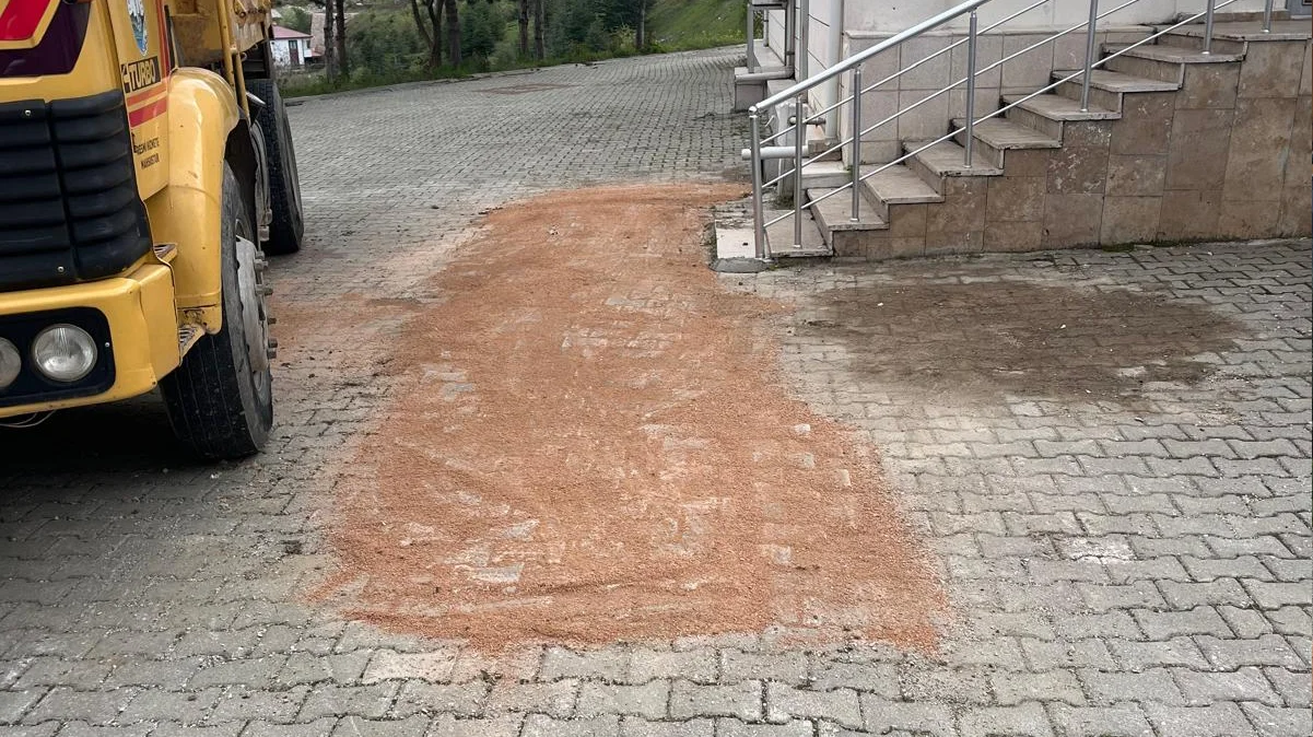 Parke Kaldırım Ve Yol Çalışması