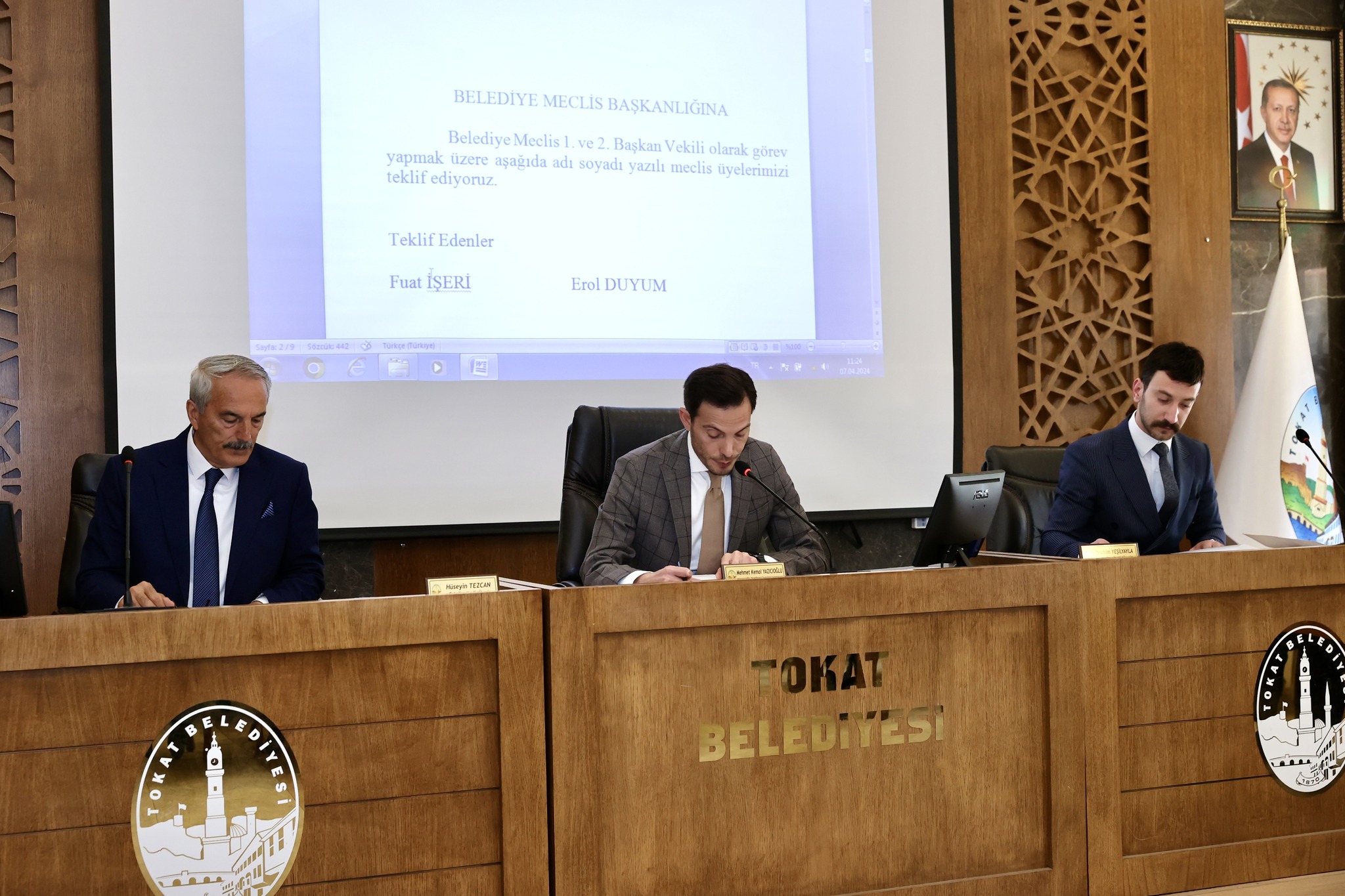 YENİ DÖNEMİN İLK BELEDİYE MECLİSİ TOPLANTISI YAPILDI - Görsel 2