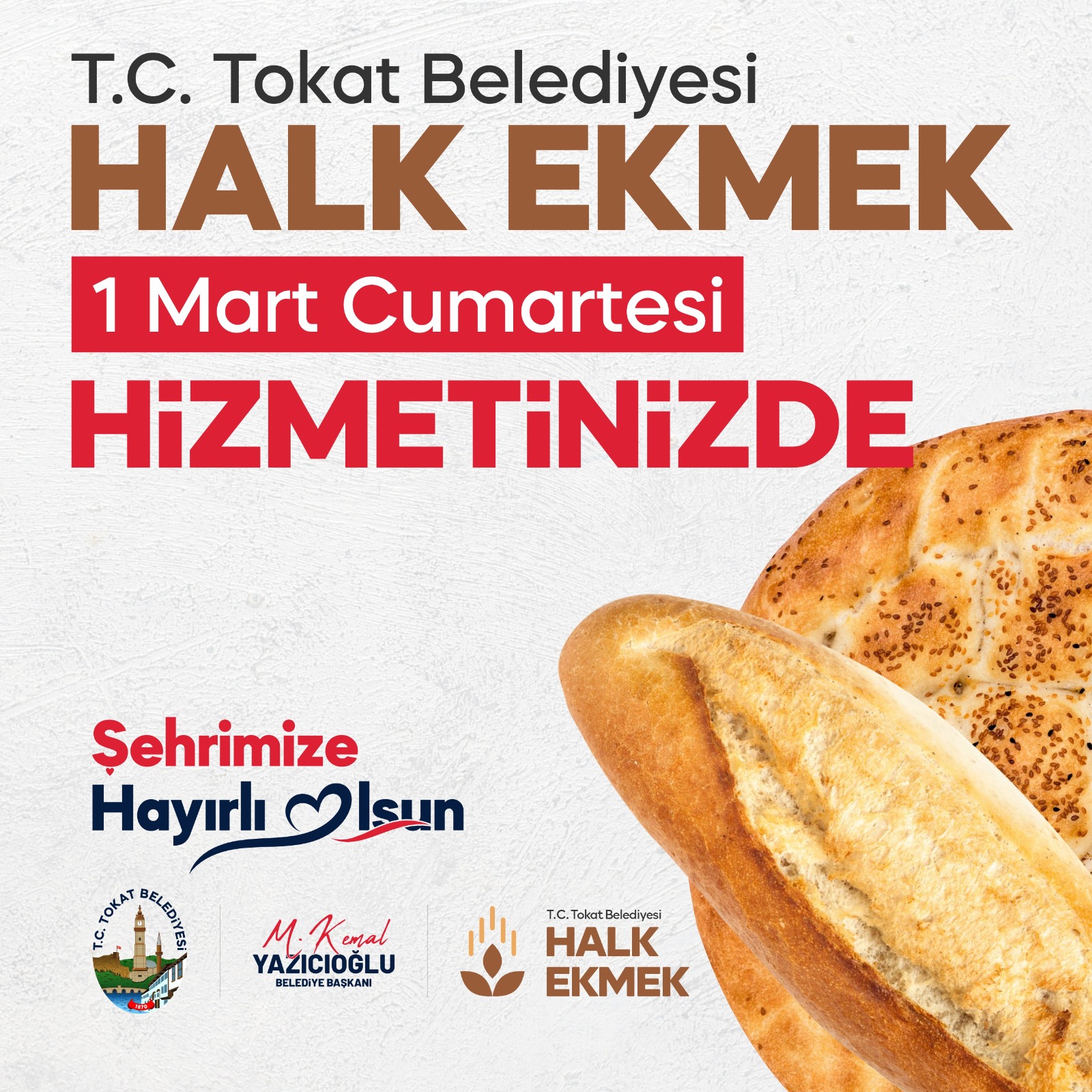 Tokat Belediyesi Halk Ekmek Hizmete Açılıyor - Görsel 1