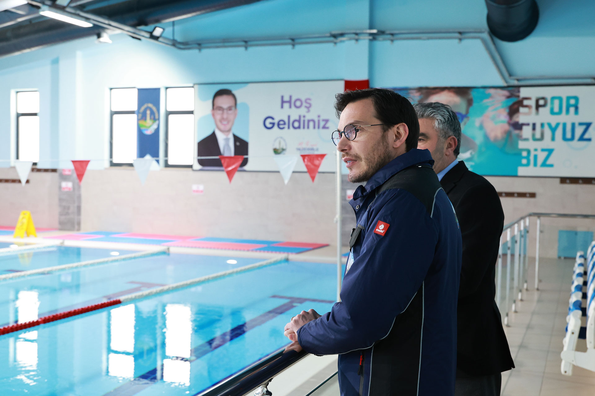GÜNEŞLİ YARI OLİMPİK YÜZME HAVUZU AÇILIYOR - Görsel 1