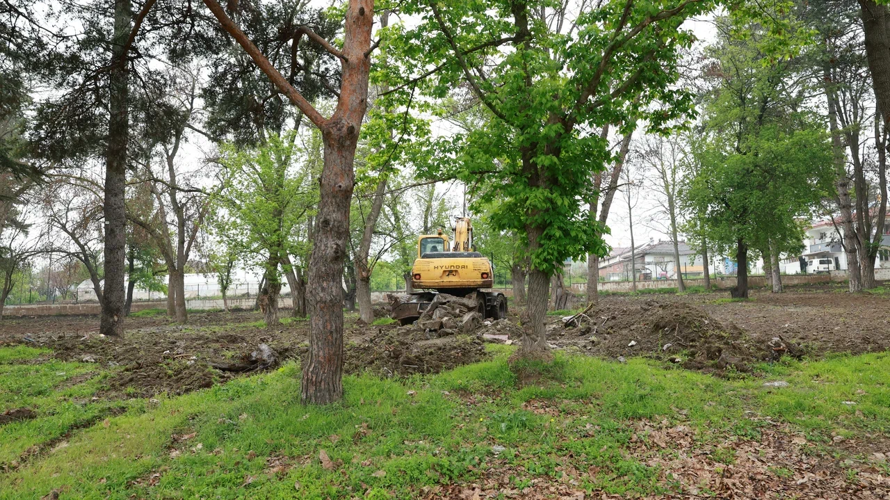 GÜMENEKTE YENİ MESİRE ALANLARI YAZ AYLARINA HAZIRLANIYOR - Görsel 1
