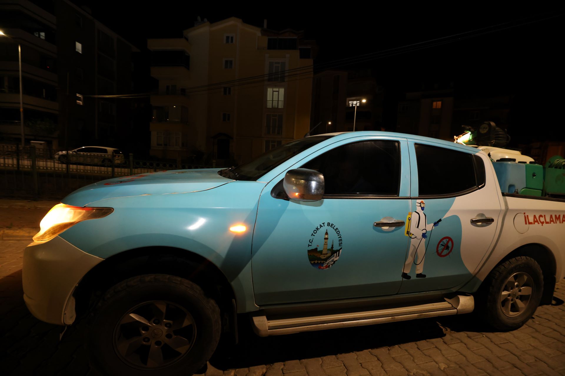Veteriner İşleri Müdürlüğü’nden Gece Boyu İlaçlama Seferberliği - Görsel 5