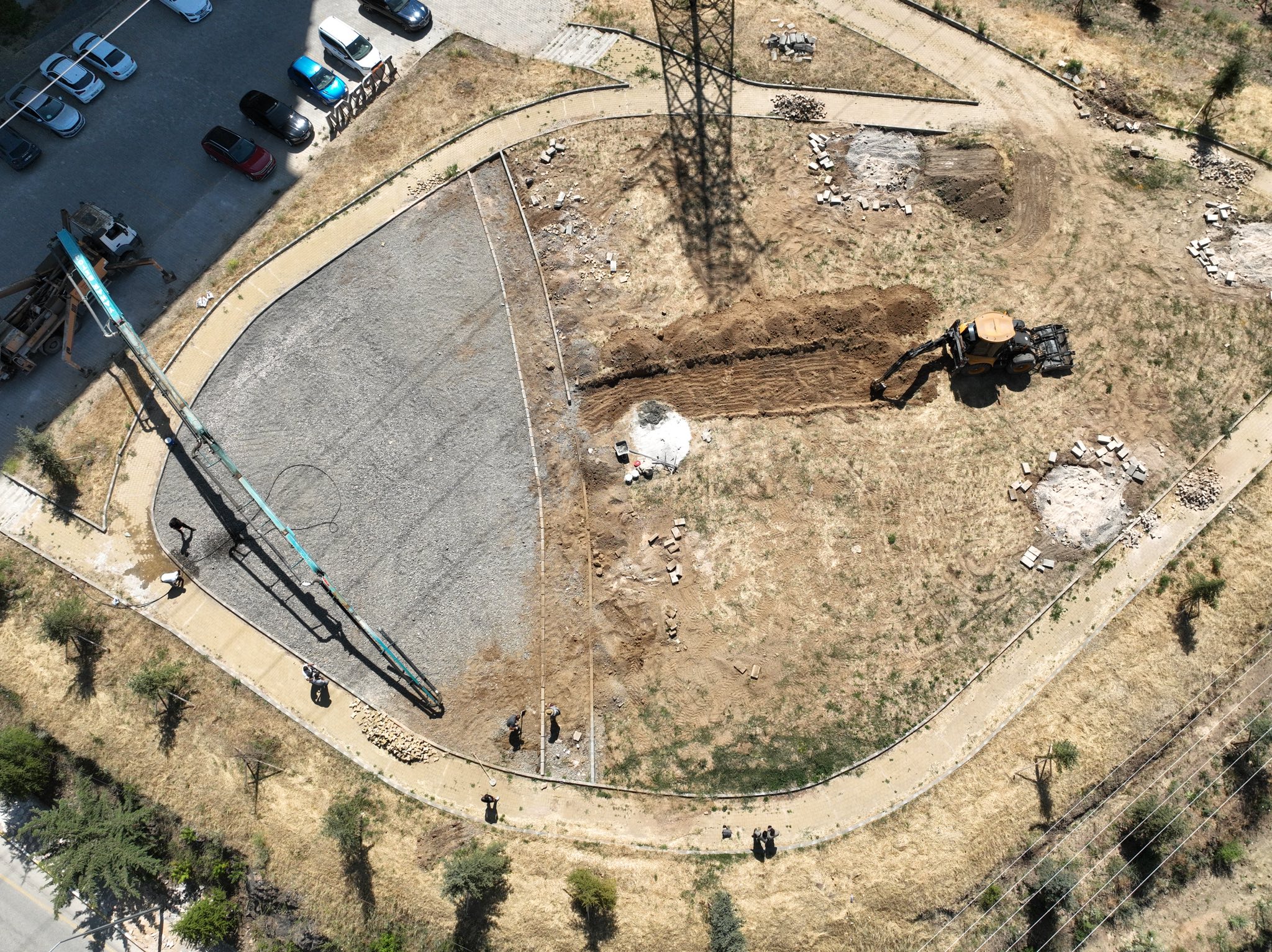 TOPÇAM MAHALLESİ YAZICIOĞLU BÖLGESİNE YENİ PARK ALANI YAPILIYOR - Görsel 3