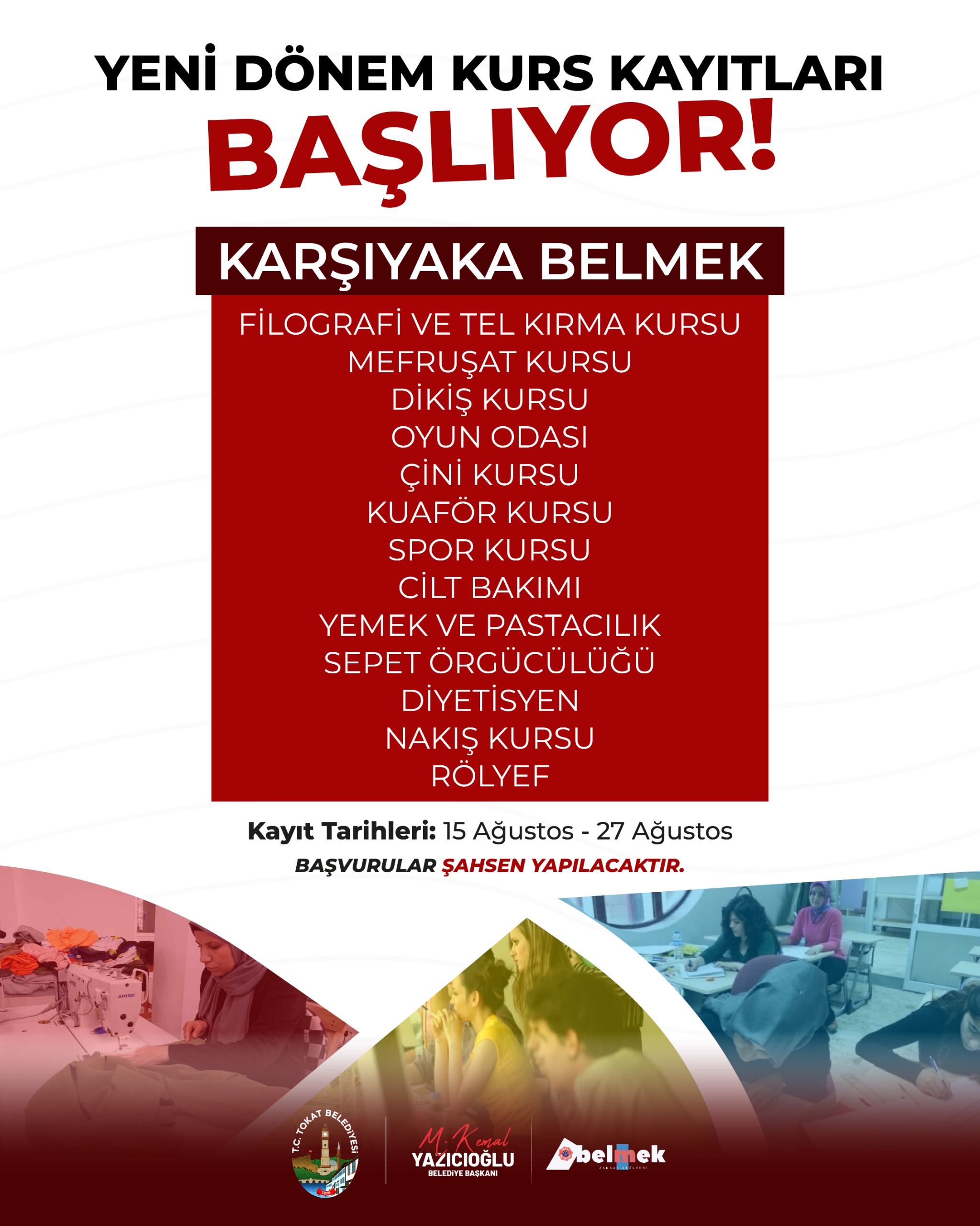 BELMEK’LERDE YENİ DÖNEM KURS KAYITLARI BAŞLIYOR - Görsel 1