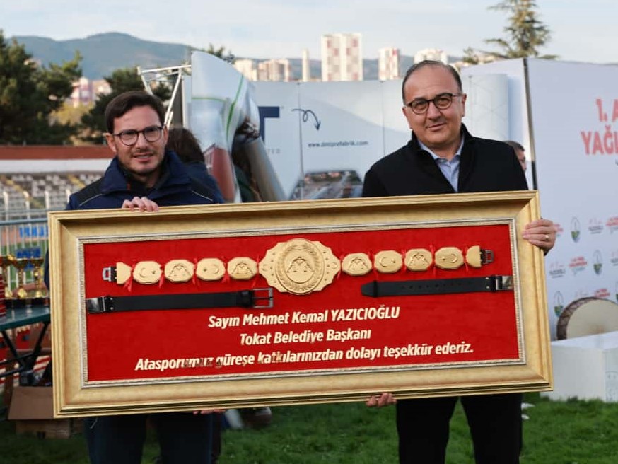 TOKAT BELEDİYESİ 1. ALİ YÜCEL YAĞLI PEHLİVAN GÜREŞLERİ TAMAMLANDI - Görsel 4