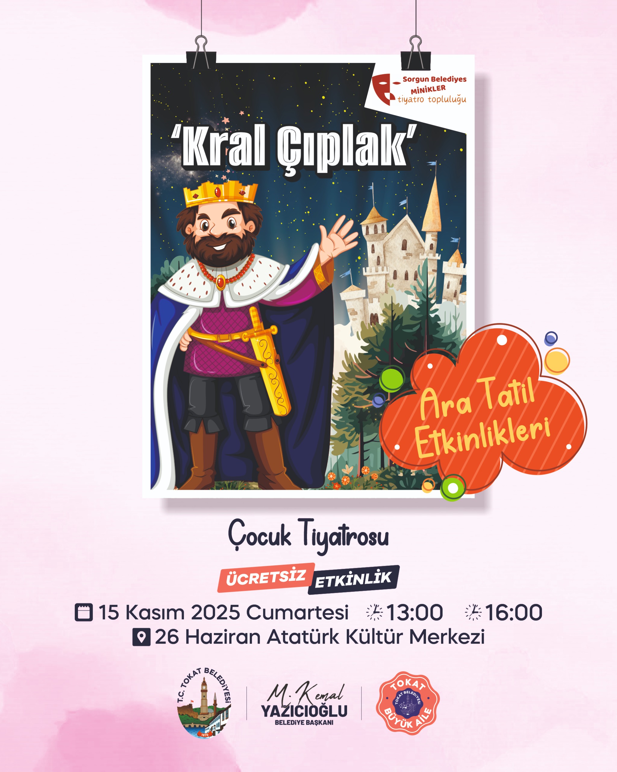 TOKAT BELEDİYESİ’NDEN ARA TATİLDE DOLU DOLU RENKLİ ETKİNLİKLER - Görsel 2