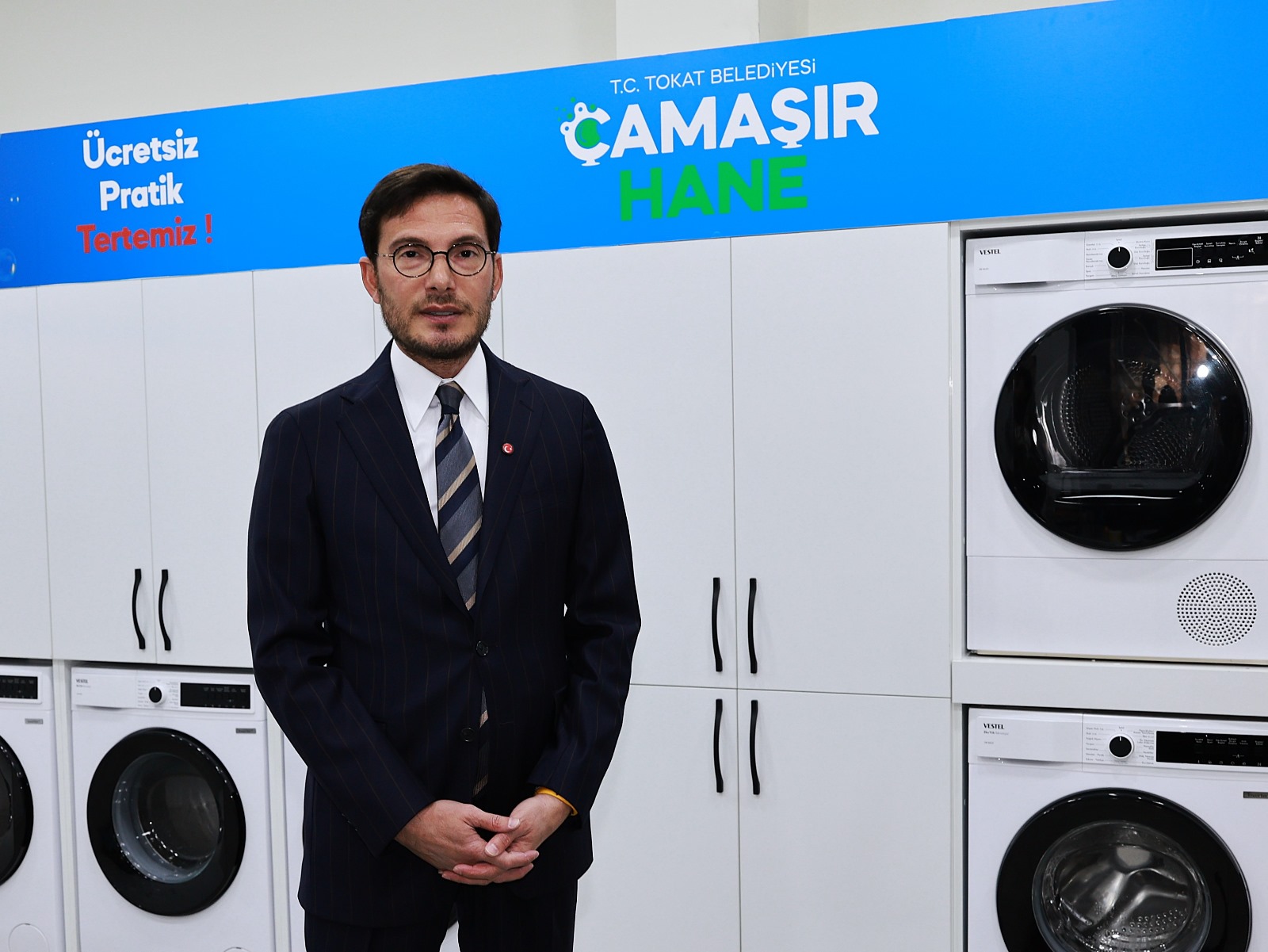 TOKAT BELEDİYESİNDEN BİR İLK: ÜCRETSİZ ÇAMAŞIRHANE HİZMETİ BAŞLADI
