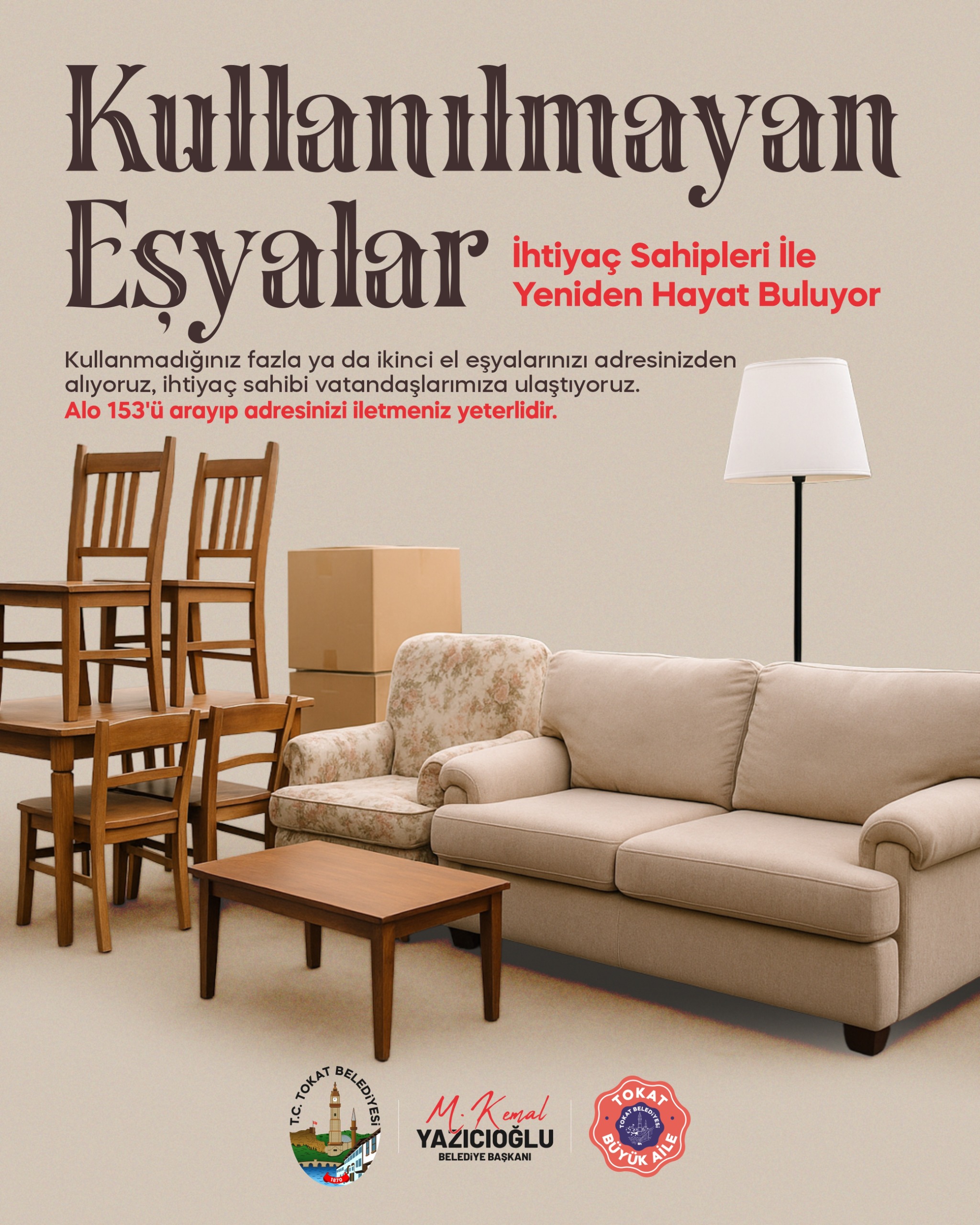 KULLANILMAYAN EŞYALAR İHTİYAÇ SAHİPLERİYLE YENİDEN HAYAT BULUYOR - Görsel 1