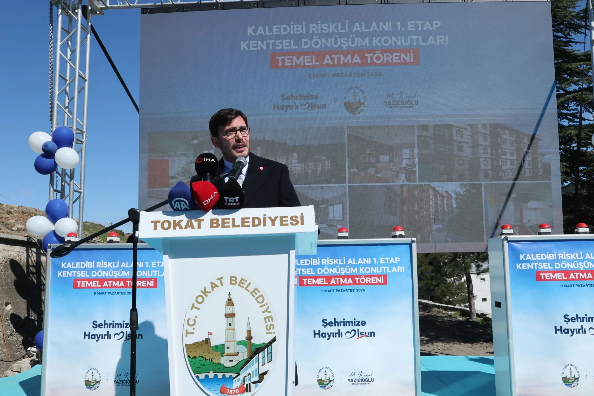 KENTSEL DÖNÜŞÜM 1. ETAP KONUTLARIN TEMEL ATMA TÖRENİ GERÇEKLEŞTİRİLDİ - Görsel 8