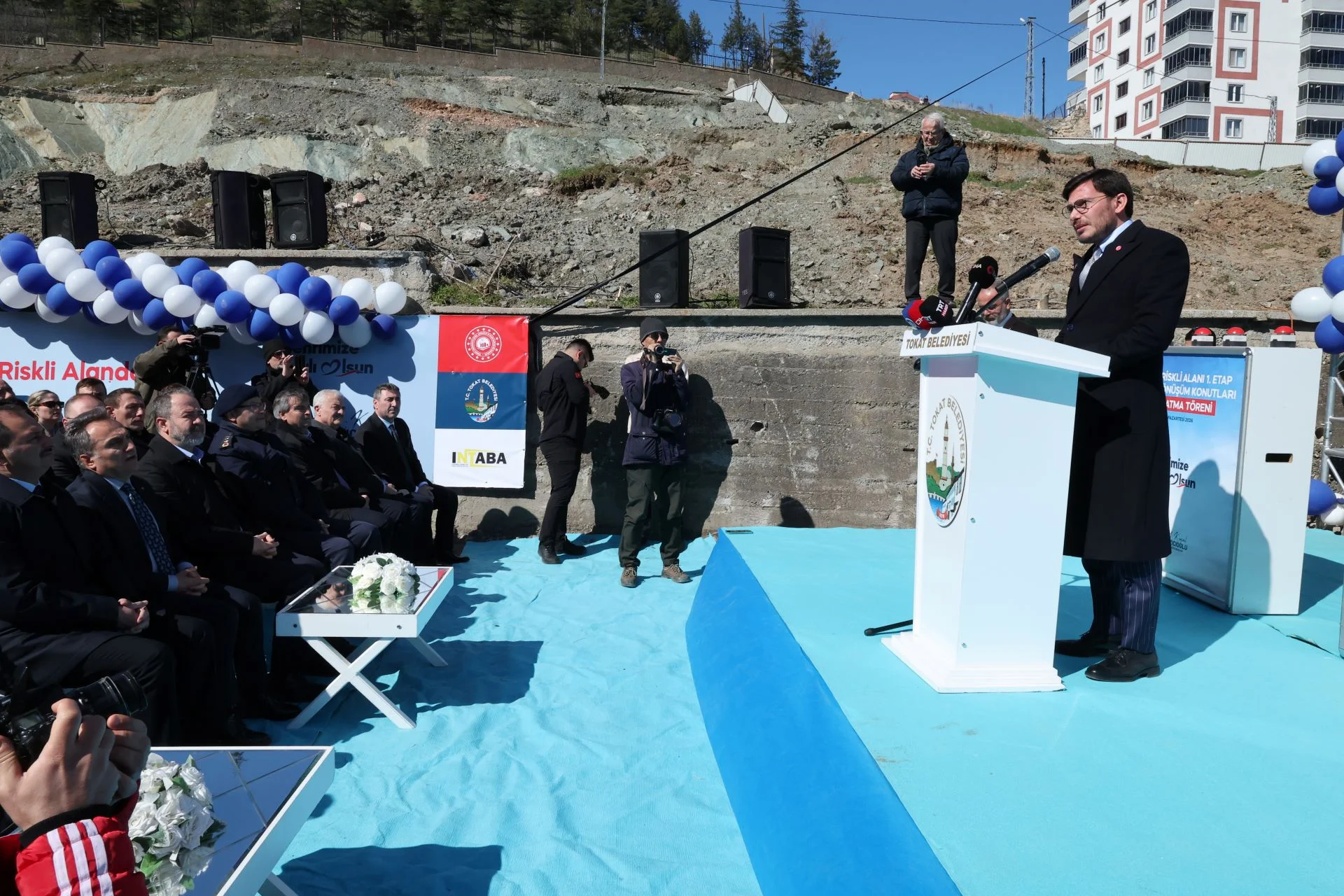 KENTSEL DÖNÜŞÜM 1. ETAP KONUTLARIN TEMEL ATMA TÖRENİ GERÇEKLEŞTİRİLDİ - Görsel 7