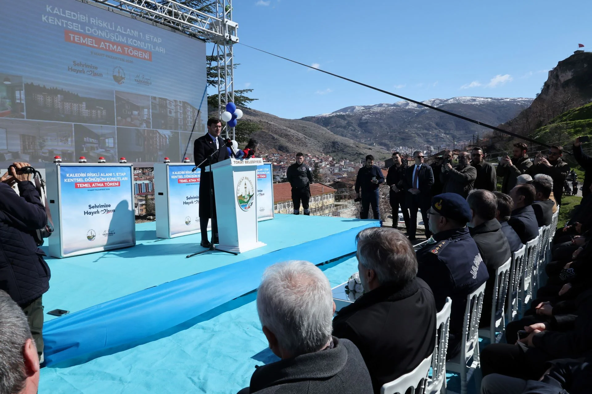 KENTSEL DÖNÜŞÜM 1. ETAP KONUTLARIN TEMEL ATMA TÖRENİ GERÇEKLEŞTİRİLDİ - Görsel 11