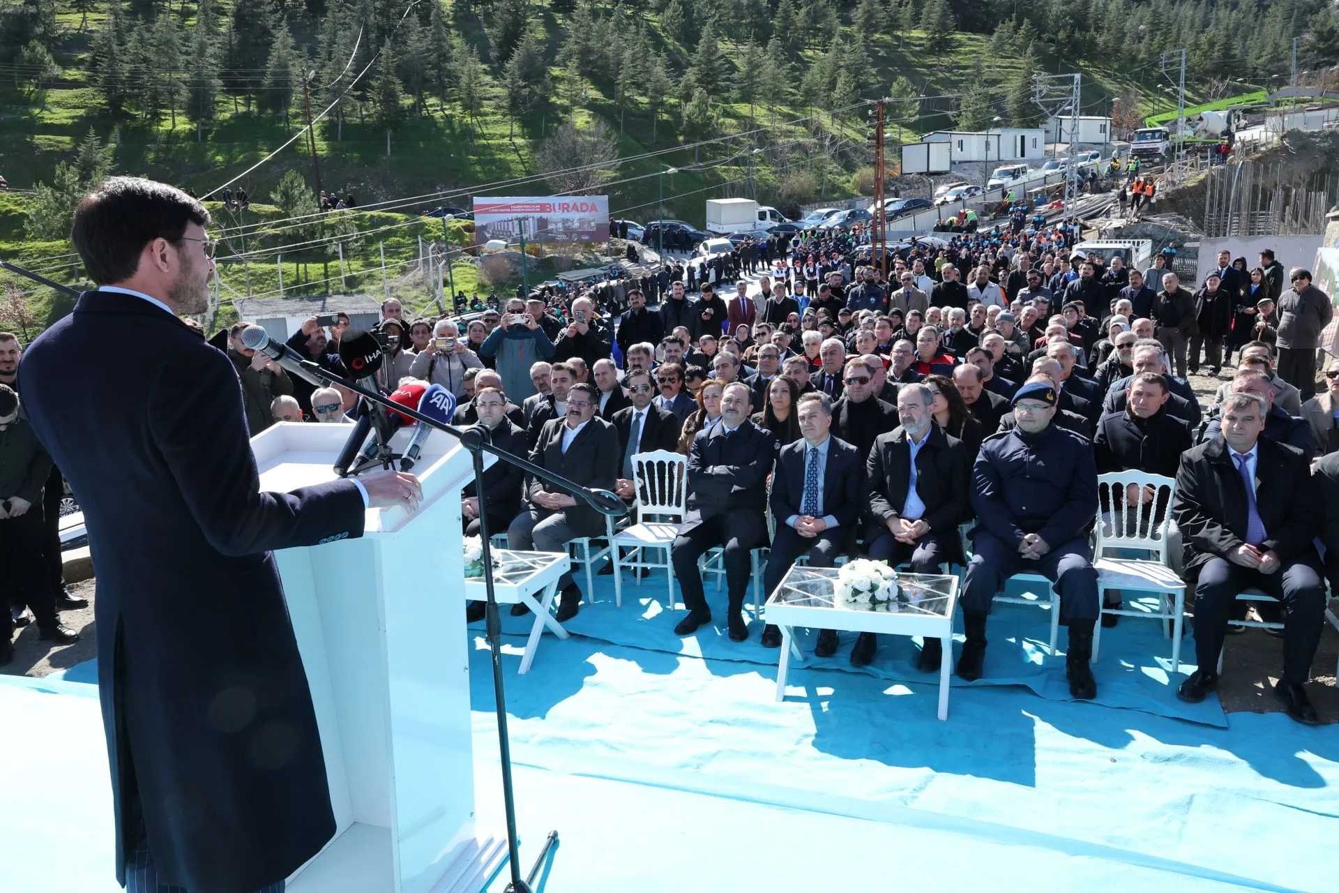 KENTSEL DÖNÜŞÜM 1. ETAP KONUTLARIN TEMEL ATMA TÖRENİ GERÇEKLEŞTİRİLDİ - Görsel 13