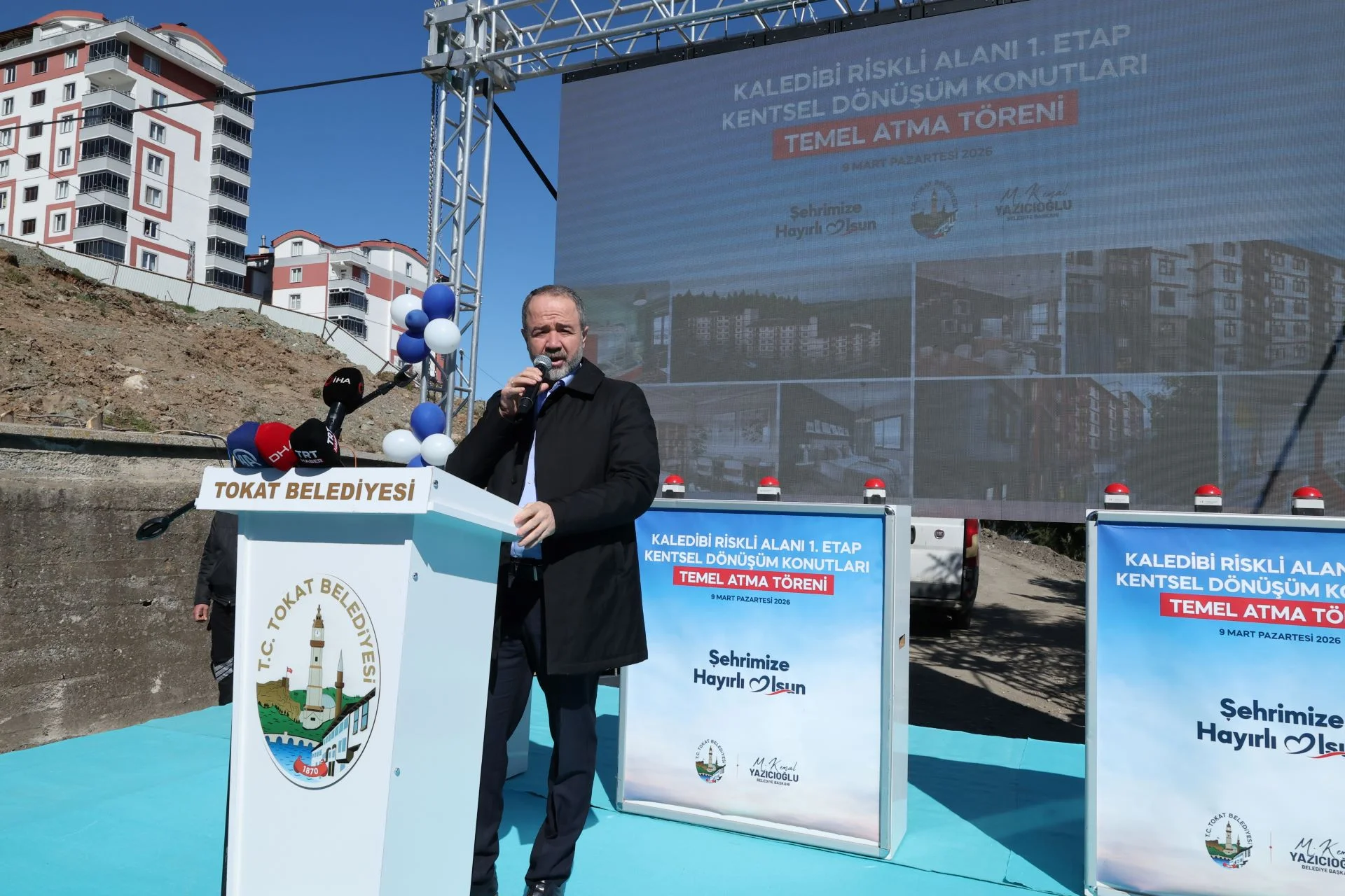 KENTSEL DÖNÜŞÜM 1. ETAP KONUTLARIN TEMEL ATMA TÖRENİ GERÇEKLEŞTİRİLDİ - Görsel 18