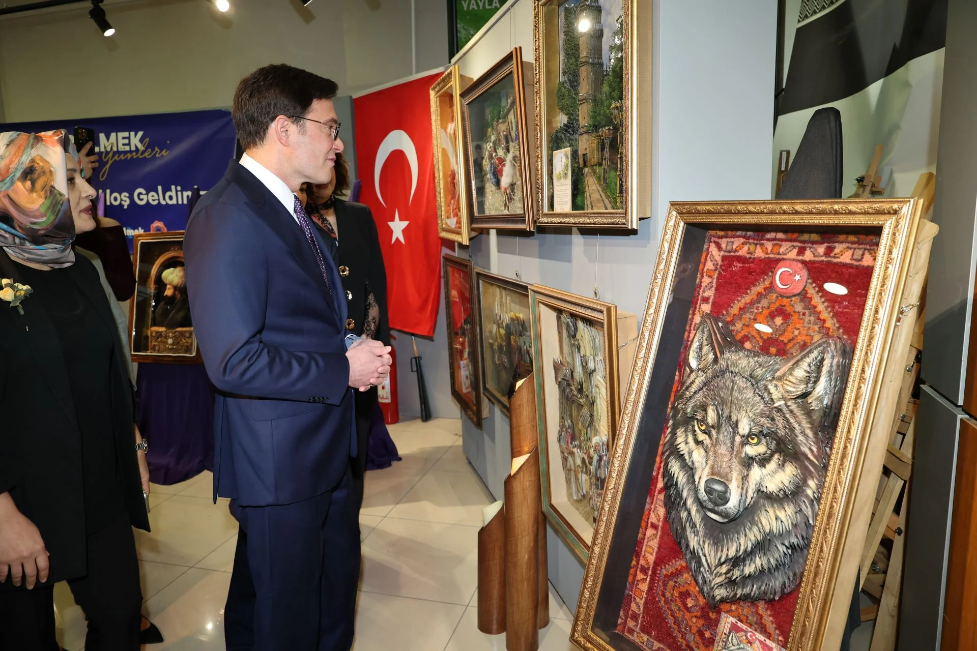 FİLOGRAFİ VE RÖLYEF SERGİSİ AÇILDI - Görsel 5