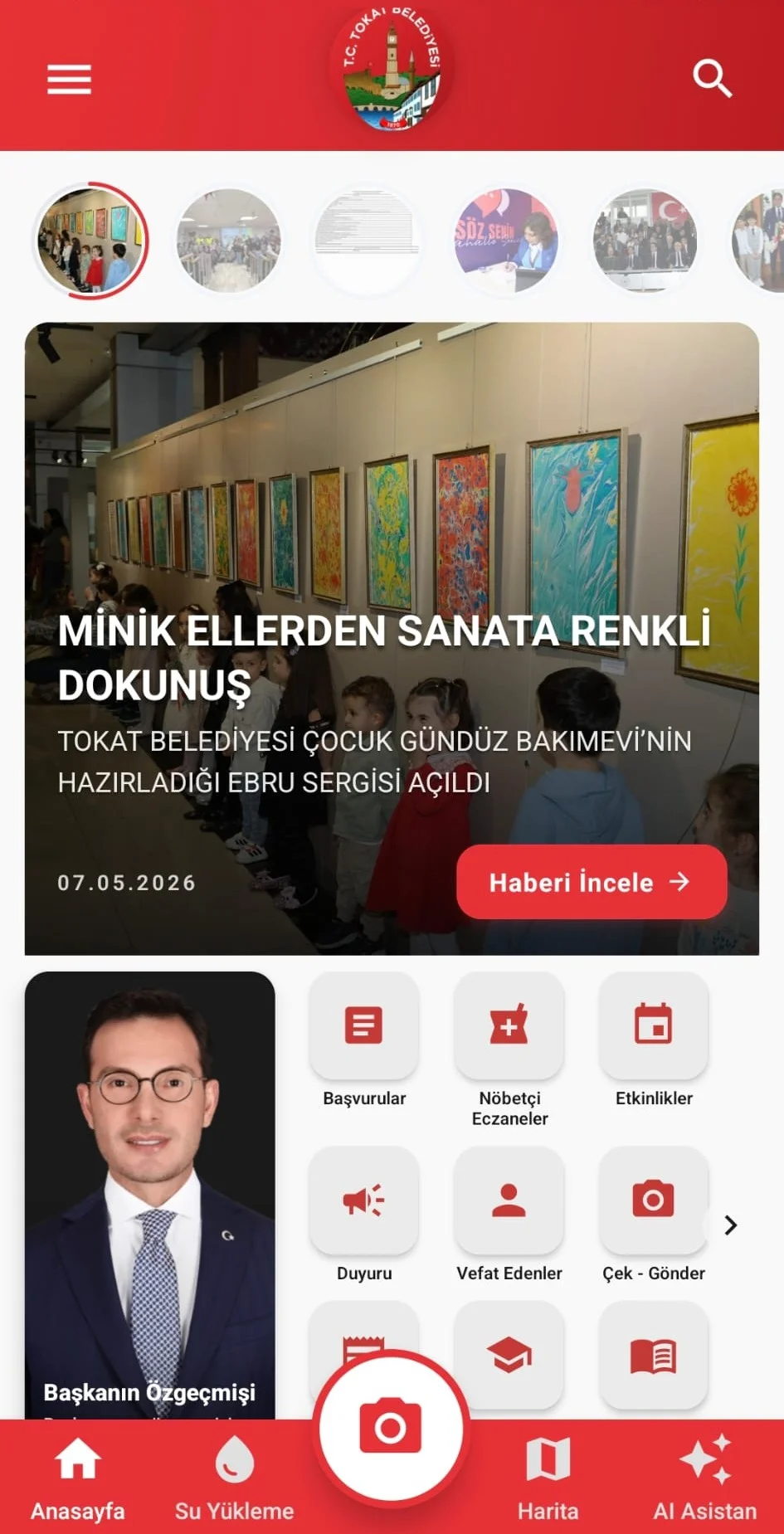 TOKAT BELEDİYESİ MOBİL UYGULAMA YENİLENDİ - Görsel 2