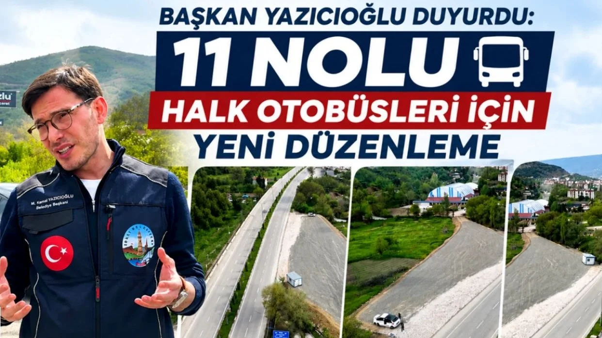 11 NOLU HALK OTOBÜSLERİ YENİ ALANINA TAŞINIYOR