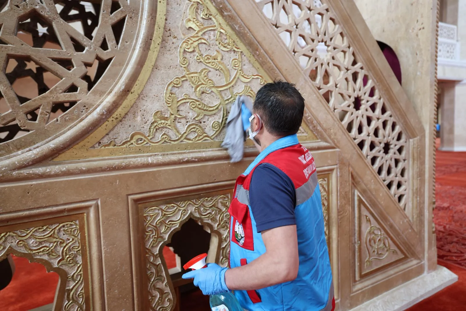 KURBAN BAYRAMI ÖNCESİ CAMİLERDE KAPSAMLI TEMİZLİK - Görsel 10