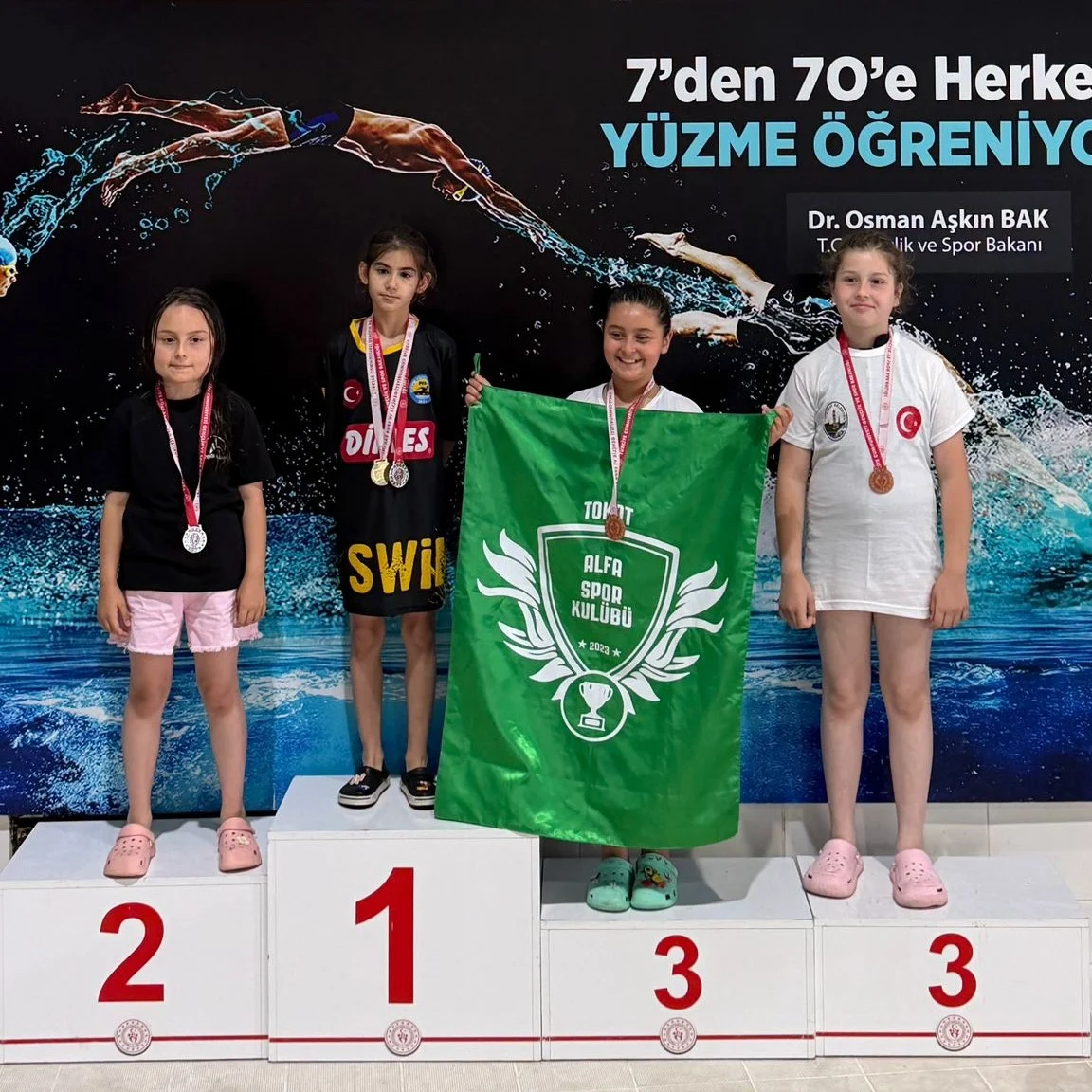TOKAT BELEDİYE SPOR KULÜBÜ YÜZME TAKIMI’NDAN GURURLANDIRAN BAŞARI - Görsel 1