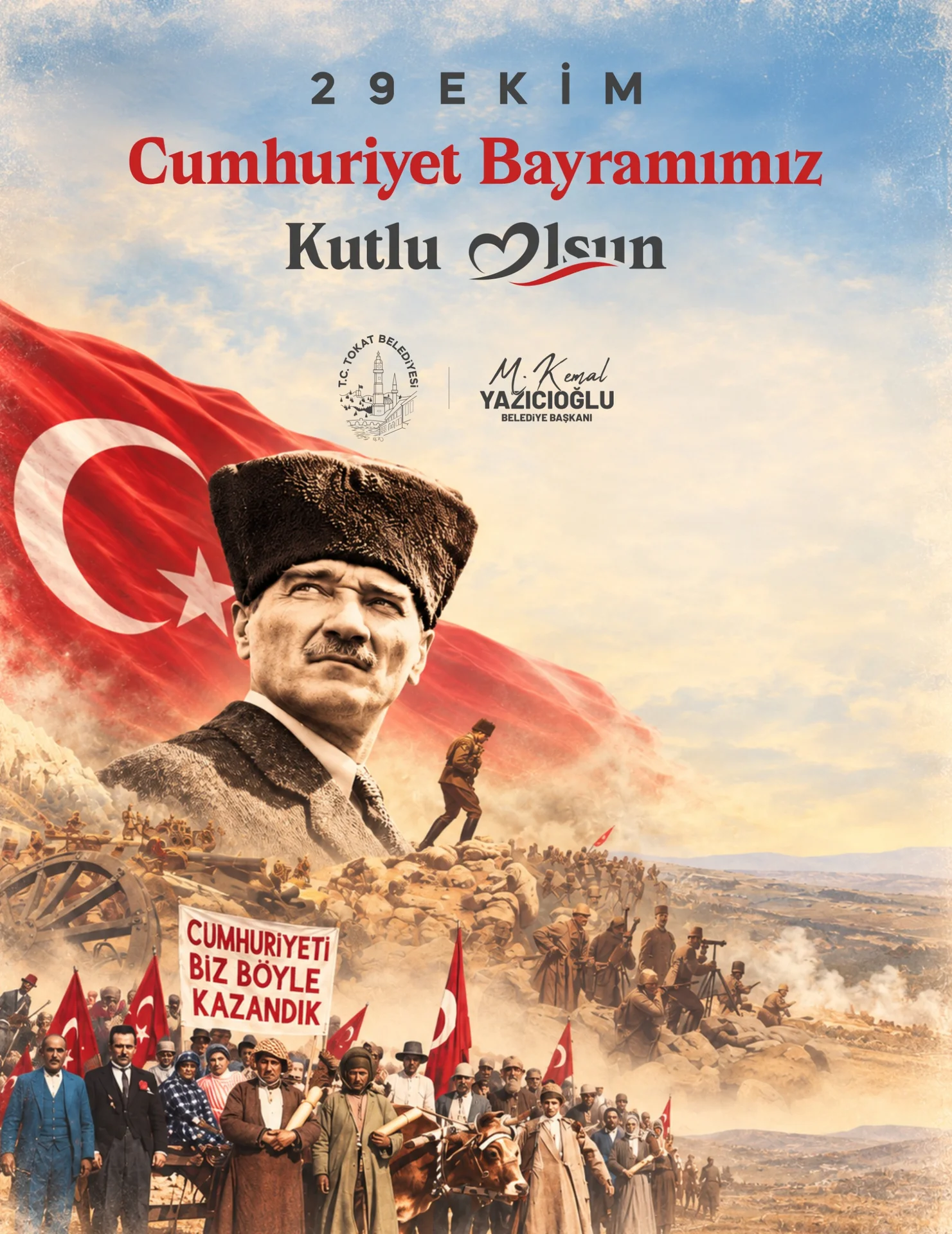 Mehmet Kemal Yazıcıoğlu’nun 29 Ekim Cumhuriyet Bayramı Kutlama Mesajı - Görsel 1