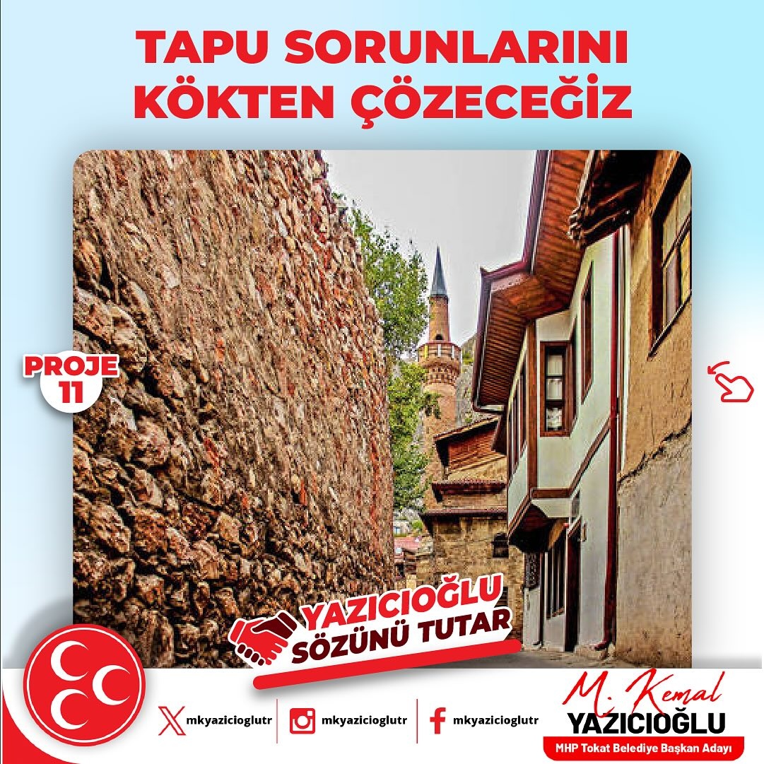 Tapu Sorunlarını Kökten Çözeceğiz