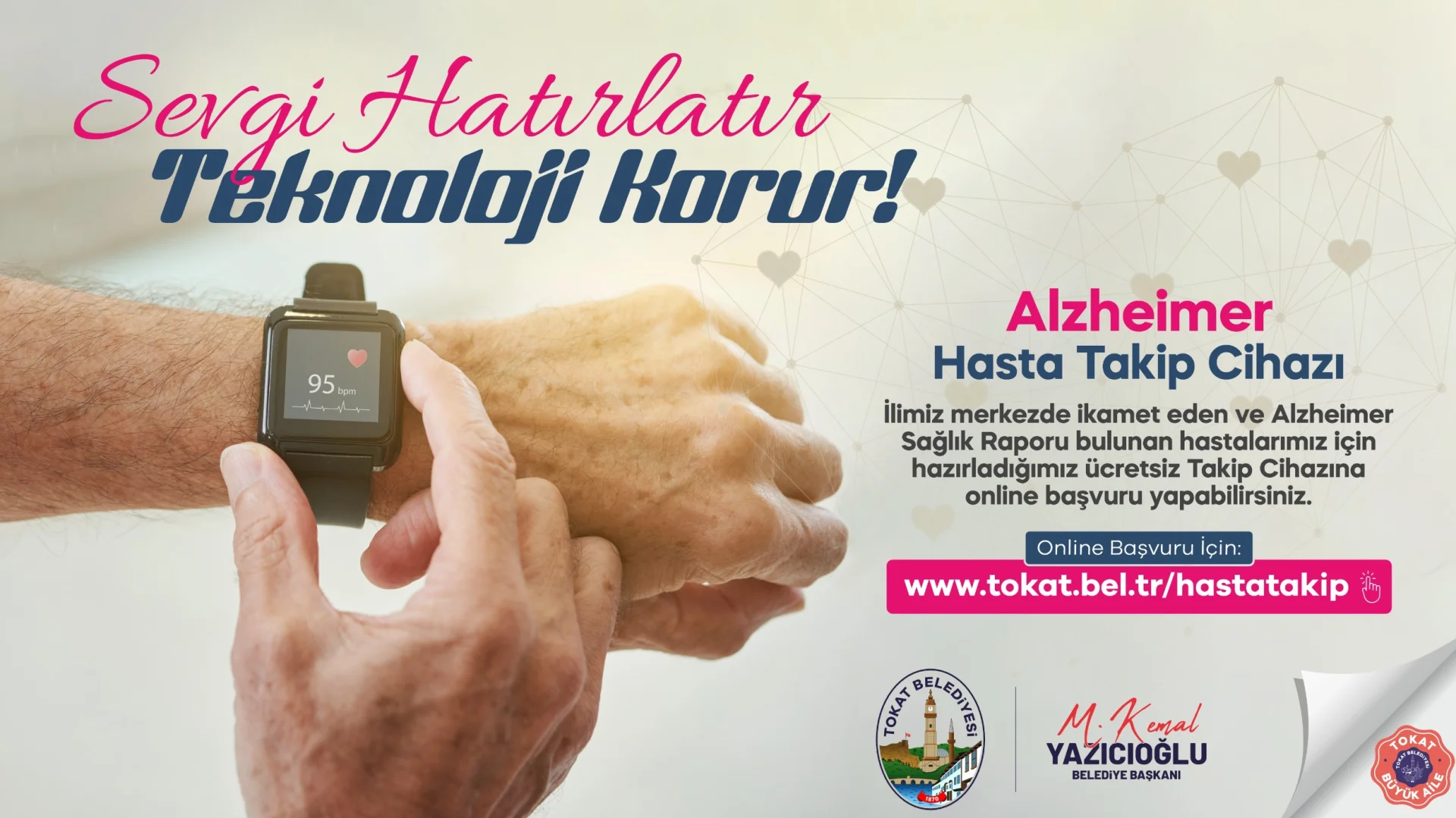 ALZHEİMER HASTALARINA AKILLI TAKİP CİHAZI DESTEĞİ